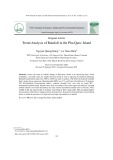 Trend analysis of rainfall in the Phu Quoc island