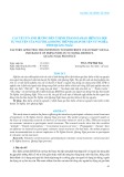 Các yếu tố ảnh hưởng đến ý định tham gia bảo hiểm xã hội tự nguyện của người lao động trên địa bàn huyện Tư nghĩa, tỉnh Quảng Ngãi