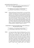 Chất lượng môi trường nước đầm Nại - tỉnh Ninh Thuận và các yếu tố ảnh hưởng