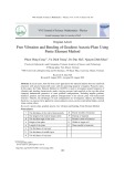 Free vibration and bending of gradient auxetic plate using finite element method