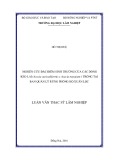 Luận văn Thạc sĩ Lâm nghiệp: Nghiên cứu đặc điểm sinh trưởng của các dòng Keo lai (Acacia auriculiformis x Acacia mangium) trồng tại Ban quản lý rừng phòng hộ Xuân Lộc