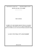 Luận văn Thạc sĩ Lâm nghiệp: Nghiên cứu một số biện pháp kỹ thuật lâm sinh nhằm nâng cao năng suất và chất lượng rừng keo tai tượng (acacia mangium wild) tại Quảng Trị