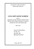 Sáng kiến kinh nghiệm THPT: Định hướng cho học sinh một số phương pháp tìm công thức số hạng tổng quát của dãy số cho bởi công thức truy hồi đặc biệt