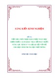 Sáng kiến kinh nghiệm THPT: Tiếp cận, nhìn nhận khái niệm toán học dưới nhiều cách khác nhau để phát triển năng lực tư duy và giải quyết vấn đề cho học sinh trung học phổ thông