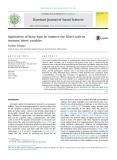 Application of fuzzy logic to improve the Likert scale to measure latent variables