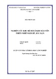 Luận văn Thạc sĩ Khoa học Lâm nghiệp: Nghiên cứu khu hệ Dơi ở Khu bảo tồn thiên nhiên Kim Hỷ, Bắc Kạn