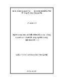 Luận văn Thạc sĩ Khoa học Lâm nghiệp: Nghiên cứu một số đặc điểm cấu trúc rừng tự nhiên tại Lâm trường Nghĩa Trung, tỉnh Bình Phước