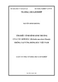 Luận văn Thạc sĩ Khoa học Lâm nghiệp: Tìm hiểu tình hình sinh trưởng của loài cây Giổi bắc (Michelia macclurei Dandy) trồng tại vùng Đông Bắc Việt Nam