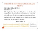 Bài giảng Công nghệ trong kỹ thuật ô tô: Chương 3 - ThS. Nghiêm Văn Vinh