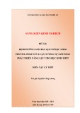 Sáng kiến kinh nghiệm THPT: Định hướng giải bài tập cơ học theo phương pháp suy luận tương tự góp phần phát triển năng lực cho học sinh THPT