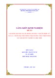 Sáng kiến kinh nghiệm THPT: Vận dụng dạy học dự án trong chương Cảm ứng điện từ Vật lí 11 THPT theo hướng phát triển năng lực giải quyết vấn đề của học sinh