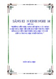 Sáng kiến kinh nghiệm THPT: Hướng dẫn học sinh sử dụng các định luật hóa học để giải bài tập trong một số bài luyện tập phần hóa học vô cơ lớp 11 trung học phổ thông