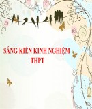 Sáng kiến kinh nghiệm THPT: Một số giải pháp tăng cường tính tích cực học tập môn Hóa học cho học sinh lớp 10 ban KHXH