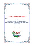 Sáng kiến kinh nghiệm THPT: Thiết kế hoạt động khởi động trong một số bài dạy học Lịch sử 12 Ban cơ bản tại Trường trung học phổ thông Nghi Lộc 5