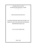 Luận văn Thạc sĩ Khoa học: Vấn đề sử dụng hóa chất bảo vệ thực vật trong sản xuất rau ở huyện Hatsayfong, thủ đô Viêng Chăn, Lào