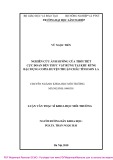 Luận văn Thạc sĩ Khoa học môi trường: Nghiên cứu ảnh hưởng của thời tiết cực đoan đến thực vật rừng tại khu rừng đặc dụng Copia huyện Thuận Châu tỉnh Sơn La