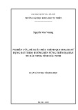 Luận văn Thạc sĩ Khoa học: Nghiên cứu, đề xuất điều chỉnh quy hoạch sử dụng đất theo hướng bền vững trên địa bàn TP. Bắc Ninh, tỉnh Bắc Ninh