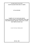 Luận văn Thạc sĩ Khoa học: Nghiên cứu xây dựng bộ chỉ số đánh giá hoạt động giảm nhẹ phát thải khí nhà kính áp dụng cho dự án pin năng lượng mặt trời tại Việt Nam