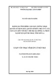 Luận văn Thạc sĩ Quản lý đất đai: Đánh giá tình hình cấp giấy chứng nhận quyền sử dụng đất, quyền sở hữu nhà ở và tài sản gắn liền với đất cho hộ gia đình, cá nhân tại huyện Quỳnh Nhai, tỉnh Sơn La