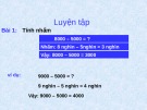 Giáo án điện tử môn Toán lớp 3 - Bài: Luyện tập (Trang 105)