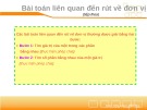 Giáo án điện tử môn Toán lớp 3 - Bài: Bài toán liên quan đến rút về đơn vị (Tiếp theo)