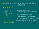 Giáo án điện tử môn Toán lớp 3 - Bài: Chia số bốn chữ số cho số có một chữ số (Tiếp theo)