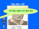 Giáo án điện tử môn Tiếng Việt lớp 3 - Tuần 31: Tập đọc - Kể chuyện Bác sĩ Y - éc - xanh