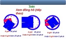 Giáo án điện tử môn Toán lớp 3 - Bài: Xem đồng hồ (tiếp theo)