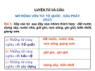 Giáo án điện tử môn Tiếng Việt lớp 3 - Tuần 20: Luyện từ và câu Mở rộng vốn từ: Tổ quốc. Dấu phẩy