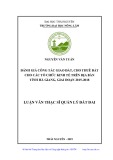 Luận văn Thạc sĩ Quản lý đất đai: Đánh giá công tác giao đất, cho thuê đất cho các tổ chức kinh tế trên địa bàn tỉnh Hà Giang, giai đoạn 2015 - 2018