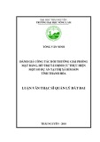 Luận văn Thạc sĩ Quản lý đất đai: Đánh giá công tác bồi thường giải phóng mặt bằng, hỗ trợ tái định cư thực hiện một số dự án tại thị xã Bỉm Sơn tỉnh Thanh Hóa