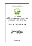 Khóa luận tốt nghiệp: Ứng dụng công nghệ thông tin và máy toàn đạc điện tử thành lập bản đồ địa chính tờ số 21 xã Tử Du, huyện Lập Thạch, tỉnh Vĩnh Phúc