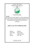 Khóa luận tốt nghiệp: Ứng dụng máy đạc điện tử và công nghệ thông tin trong thành lập mảnh bản đồ địa chính tờ số 14 tỉ lệ 1/200 tại phường Quỳnh Lôi, quận Hai Bà Trưng, TP Hà Nội