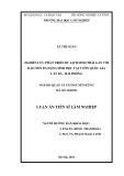 Luận án Tiến sĩ Lâm nghiệp: Nghiên cứu phát triển du lịch sinh thái gắn với bảo tồn đa dạng sinh học tại Vườn quốc gia Cát Bà - Hải Phòng