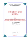 Sáng kiến kinh nghiệm THPT: Đa dạng hóa hình thức tổ chức hoạt động luyện tập khi dạy phần văn học Trung đại trong chương trình Ngữ văn 11