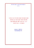 Sáng kiến kinh nghiệm THPT: Nâng cao văn hoá đọc cho học sinh thông qua dạy học theo chủ đề: Thơ hiện đại Việt Nam 1945-1975 (Ngữ Văn 12- Cơ bản)