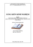 Sáng kiến kinh nghiệm THPT: Một số hoạt động theo mô hình nội trú tại trung tâm giáo dục nghề nghiệp - giáo dục thường xuyên tương dương