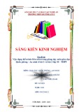 Sáng kiến kinh nghiệm THPT: Vận dụng kiến thức liên môn trong giảng dạy môn giáo dục Quốc phòng - An ninh ở bài 1 và bài 2 lớp 10 - THPT