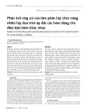 Phân tích ứng xử của tấm phân lớp chức năng nhiều lớp dựa trên áp đặt các hàm dạng cho điều kiện biên khác nhau