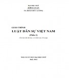 Giáo trình Luật dân sự Việt Nam 2: Phần 1 - TS. Đoàn Đức Lương