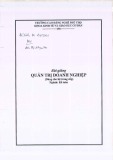 Bài giảng Quản trị doanh nghiệp (Ngành: Kế toán - Trung cấp) - Trường CĐ Nghề Phú Thọ