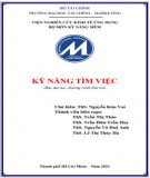 Bài giảng Kỹ năng tìm việc: Phần 2 - ThS. Nguyễn Kim Vui (Bậc đại học chương trình Đại trà)