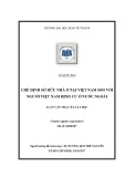 Luận văn Thạc sĩ Luật học: Chế định sở hữu nhà ở tại Việt Nam đối với người Việt Nam định cư ở nước ngoài