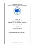 Luận văn Thạc sĩ Luật học: Pháp luật đầu tư theo hình thức đối tác công - tư