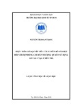 Luận văn Thạc sĩ Luật học: Thực tiễn giải quyết yêu cầu tuyên bố vô hiệu đối với hợp đồng chuyển nhượng quyền sử dụng đất giả tạo ở Bến Tre