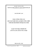 Luận văn Thạc sĩ Kinh tế: Tăng cường công tác đào tạo nghề cho lao động nông thôn ở huyện Hoành Bồ tỉnh Quảng Ninh