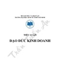 Tiểu luận Đạo đức kinh doanh - Trần Tuấn An