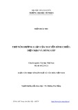 Luận văn thạc sĩ Ngôn ngữ và Văn hóa Việt Nam: Thơ Nôm đường luật của Nguyễn Đình Chiểu -  Diện mạo và đóng góp