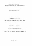 Luận văn Thạc sĩ Tâm lý học: Bạo lực của cha mẹ đối với con cái tuổi tiểu học