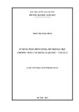 Luận văn Thạc sĩ Sư phạm Vật lý: Sử dụng phần mềm Yenka hỗ trợ dạy học chương “Mắt - Các dụng cụ quang” – Vật lí 11